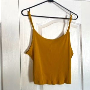 Perfect fall color crop tank